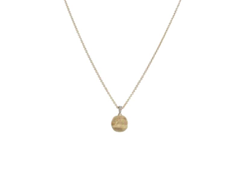 18KT YELLOW GOLD NECKLACE WITH PENDANT SPHERE DELICATI MARCO BICEGO CB1801-B