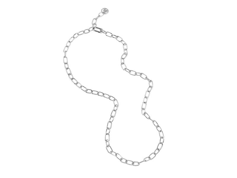 9KT WHITE GOLD OVAL LINKS CHAIN ACCESSORI CHANTECLER 42674