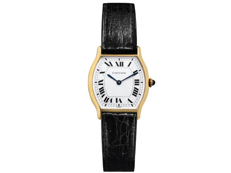 OROLOGIO DONNA MECCANICO ORO GIALLO/PELLE PARIS TORTUE CARTIER 81722253