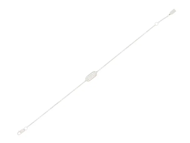 BRACCIALE IN ORO BIANCO E DIAMANTI CIELO 1914 BU1418D