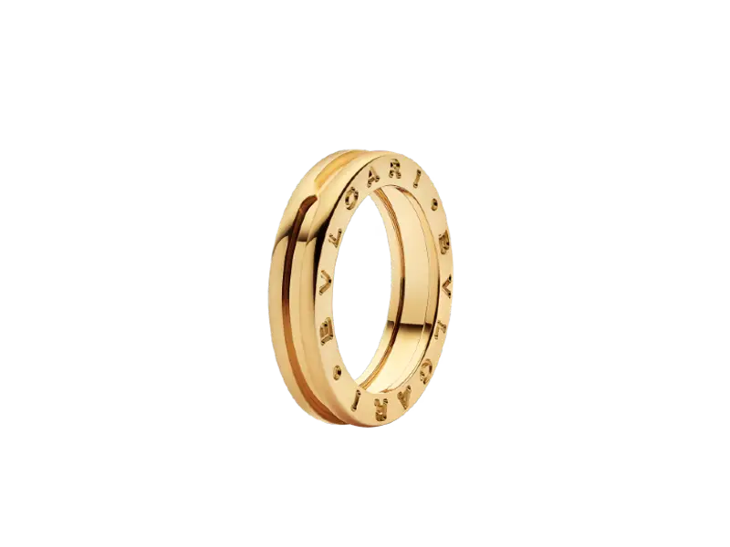 ANELLO ORO GIALLO A UNA FASCIA BZERO1 BULGARI AN852260