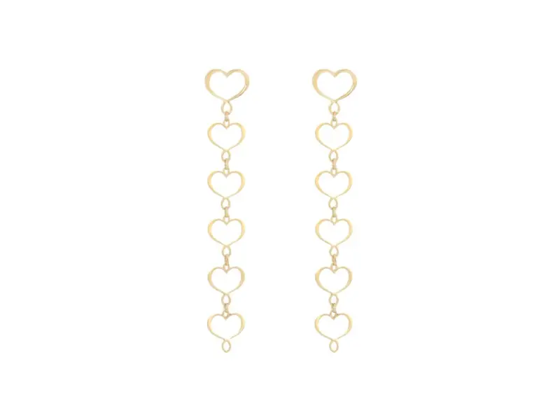 FIVE HEARTS SILVER EARRINGS MAMAN MAMAN ET SOPHIE ORMAM46GI