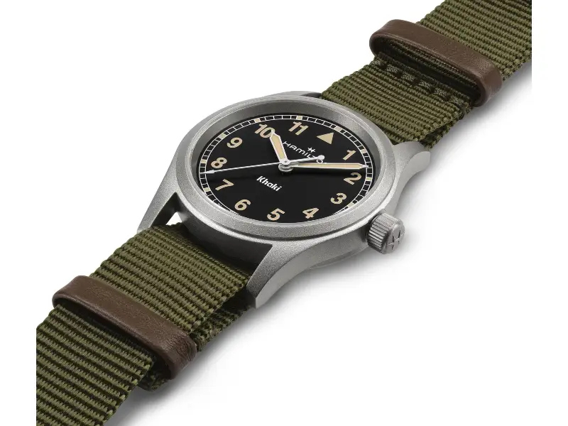 QUARTZ WATCH STEEL/FABBRIC KHAKI 33 MM HAMILTON H69301930