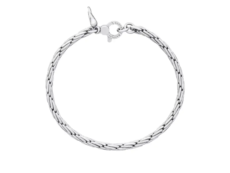 MEN'S SILVER BRACELET ROPE CHAIN GIOVANNI RASPINI 12232L