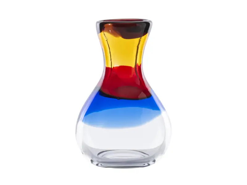 MULTICOLORED BANDED PITCHER GIO PONTI VENINI 526.25