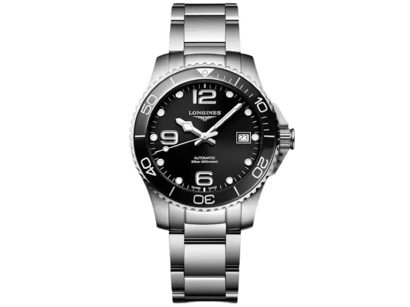 AUTOMATIC MEN'S WATCH STAINLESS STEEL/ STAINLESS STEEL CERAMIC BEZEL HYDROCONQUEST LONGINES L3.780.4.96.6