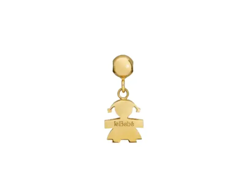 18KT YELLOW GOLD GIRL CHARM I TESORINI POP LE BEBE' LBB971