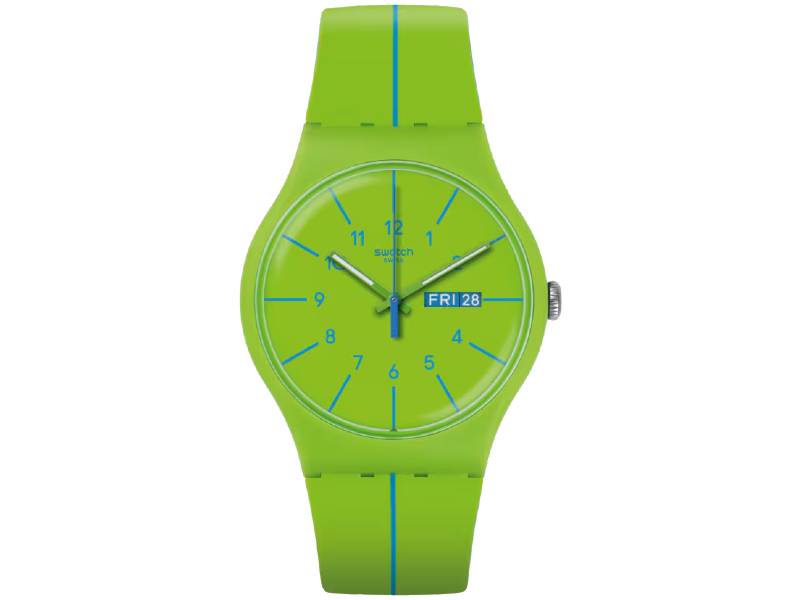 SWATCH VERDE AZUL SUOG707