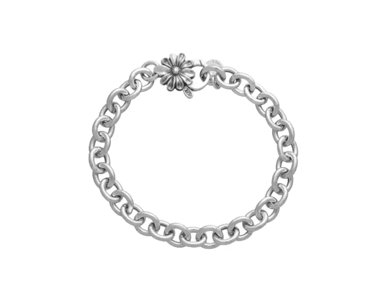 SILVER BRACELET DAISY CHAIN GIOVANNI RASPINI 12310