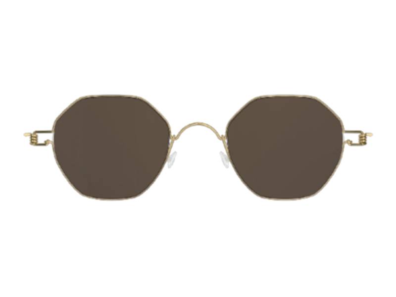 LINDBERG RIM SUNGLASSES 8218 GOLD