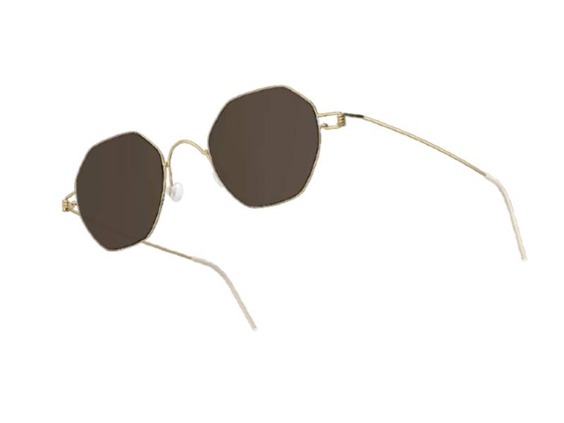 LINDBERG RIM SUNGLASSES 8218 GOLD