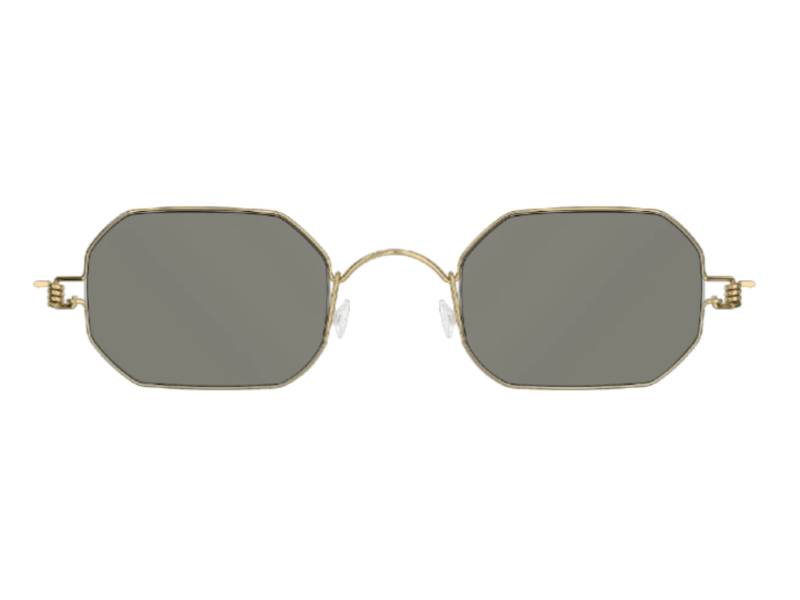 LINDBERG RIM SUNGLASSES 8223 GOLD