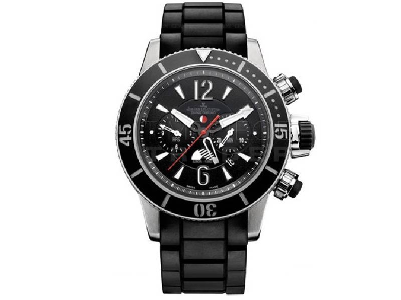 OROLOGIO UOMO AUTOMATICO TITANIO-CERAMICA/CAUCCIU’ DIVING CHRONO GMT NAVY-SEALS JAEGER-LECOULTRE– Q178T677