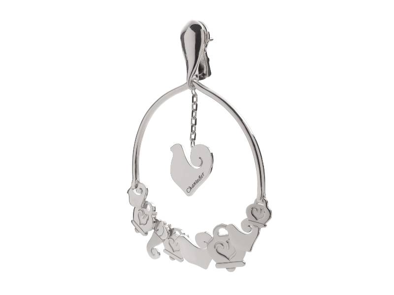 ORECCHINI ARGENTO CREOLA ET VOILA’ CHANTECLER 34530