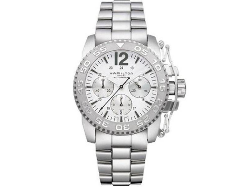 MEN’S AUTOMATIC WATCH STEEL/STEEL KHAKI CHRONOGRAPH HAMILTON H63556115