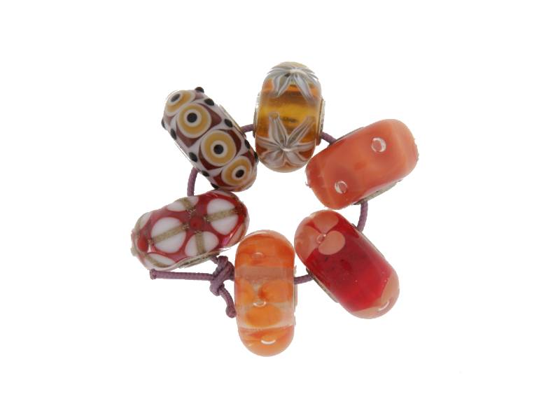ORANGE BEADS TROLLBEADS 2