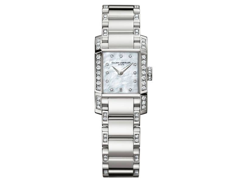 QUARTZ WOMEN’S WATCH STEEL/STEEL WITH DIAMONDS  DIAMANT BAUME & MERCIER M0A08792