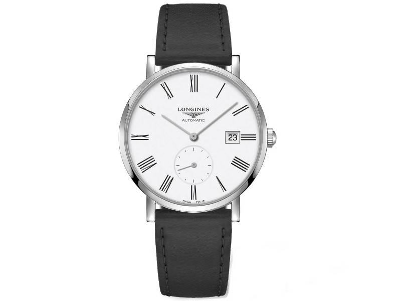 AUTOMATIC MEN’S WATCH STEEL/VEGETABLE MATERIAL ELEGANT LONGINES L4.812.4.11.0