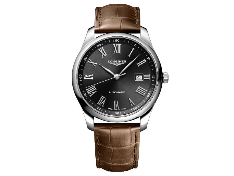 AUTOMATIC MEN’S WATCH STEEL/LEATHER THE LONGINES MASTER COLLECTION LONGINES L2.893.4.59.2