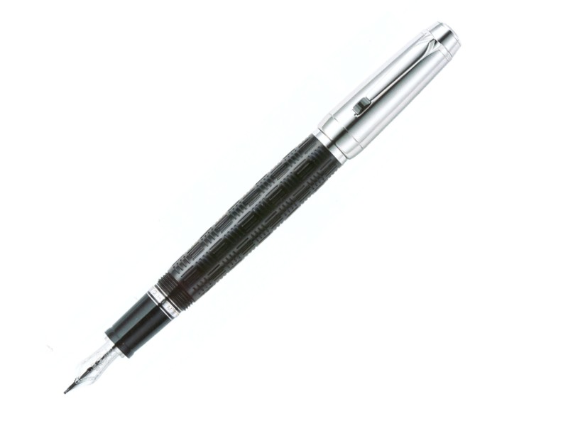 FOUNTAIN PEN DOUE’ PLATINUM PLATED BOHEME MONTBLANC 8583