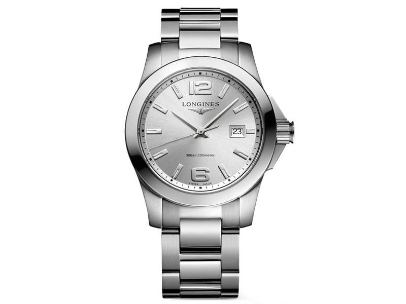 QUARZT WOMEN’S WATCH STEEL/STEEL CONQUEST LONGINES L3.377.4.76.6