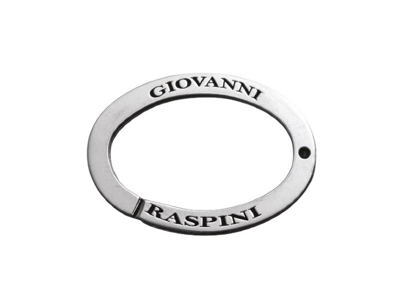 PORTACHIAVI BRISE’ OVALE GRANDE IN ARGENTO GIOVANNI RASPINI 08119