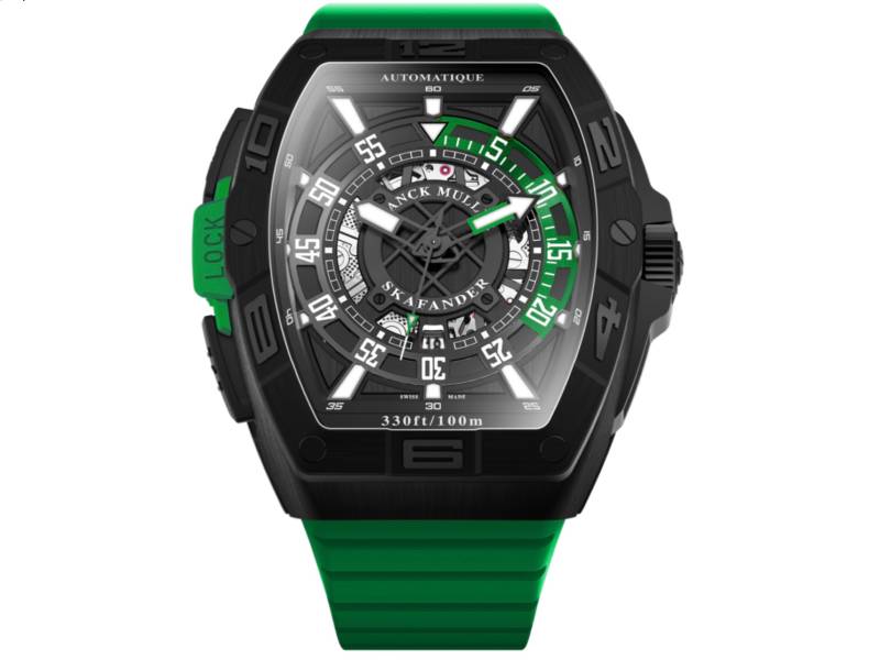 OROLOGIO UOMO AUTOMATICO TITANIO/CAUCCIU’ SKAFANDER FRANCK MULLER SKF 46 DV SC DT TTNRBR TTNR (VR)