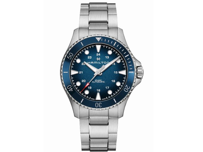 MEN’S WATCH AUTOMATIC STEEL/STEEL KHAKI NAVY SCUBA HAMILTON H82505140