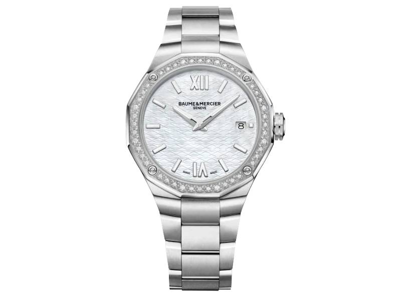 WOMEN’S WATCH STEEL/STEEL QUARTZ WITH DIAMONDS RIVIERA BAUME & MERCIER M0A10662