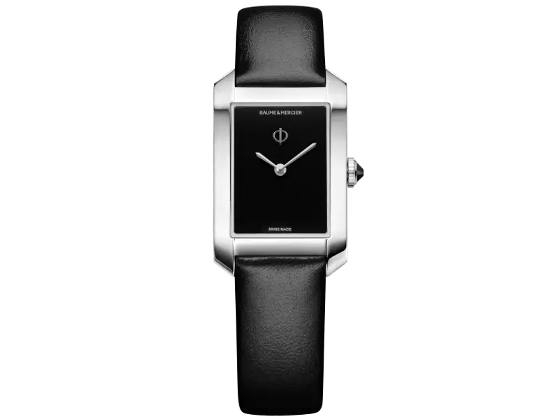 QUARTZ WOMEN’S WATCH STEEL/LEATHER HAMPTON BAUME & MERCIER M0A10760