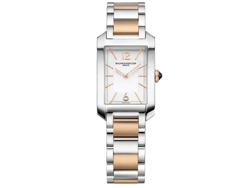 WOMEN’S WATCH QUARTZ STEEL/ STEEL PINK GOLD CAPPED HAMPTON BAUME & MERCIER M0A10751