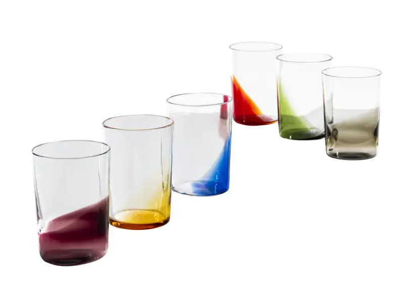 SET DI 6 BICCHIERI PEZZENTE GIO PONTI VENINI 304.01