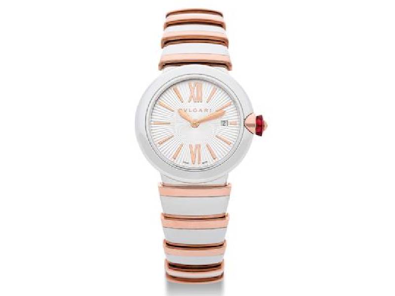 OROLOGIO DONNA QUARZO ACCIAIO/ORO LVCEA BULGARI LU28C6SSPGD