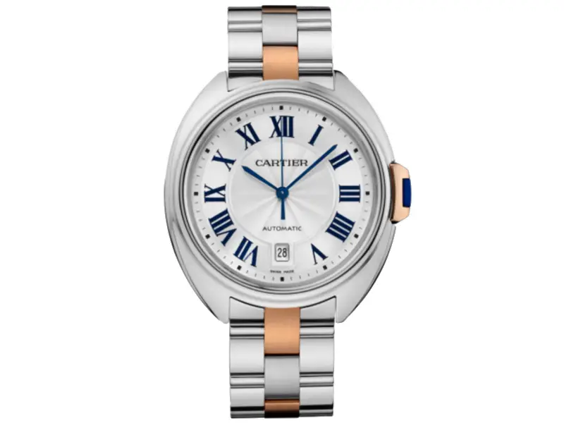 OROLOGIO AUTOMATICO ACCIAIO/ORO ROSA CLE’ CARTIER W2CL0002
