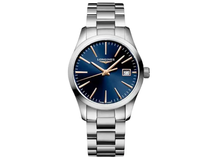 QUARZT WOMEN’S WATCH STEEL/STEEL CONQUEST CLASSIC LONGINES L2.386.4.92.6