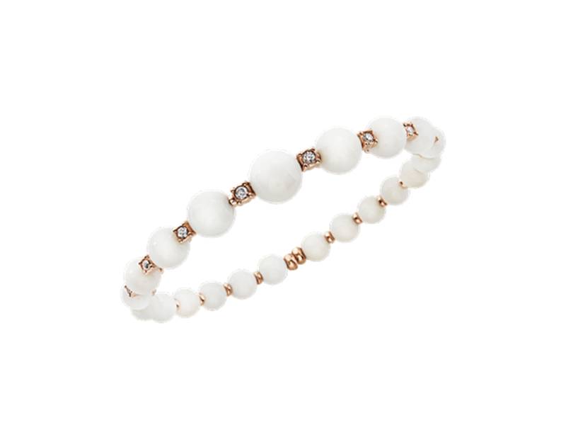 BRACCIALE IN ORO ROSA, DIAMANTI E KOGOLONG CHERIE CHANTECLER 42689