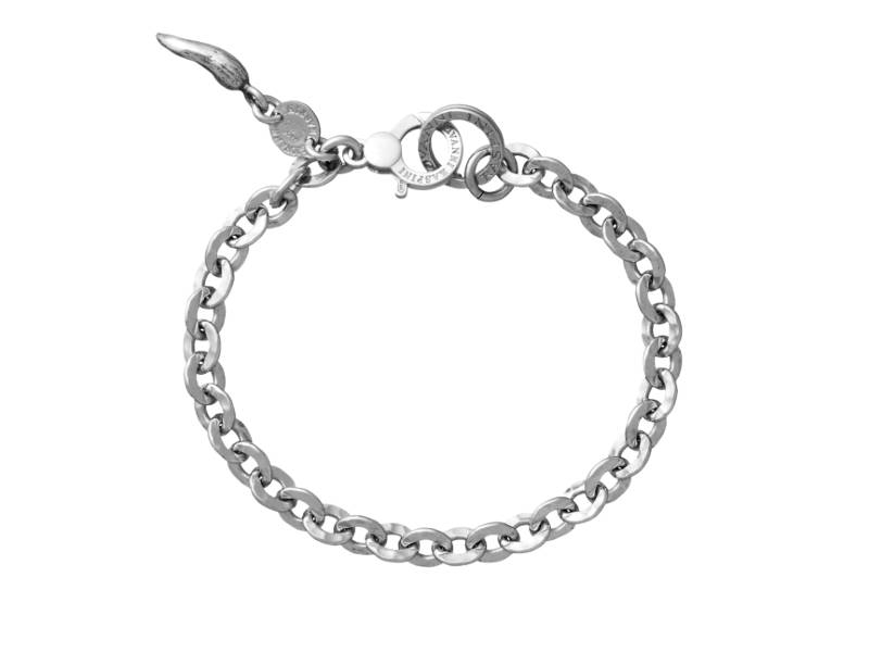 Collana Giovanni Raspini In Argento 925 | Maglia Bizantina | Lunghezza 46 Cm | Fatto A Mano In Italia