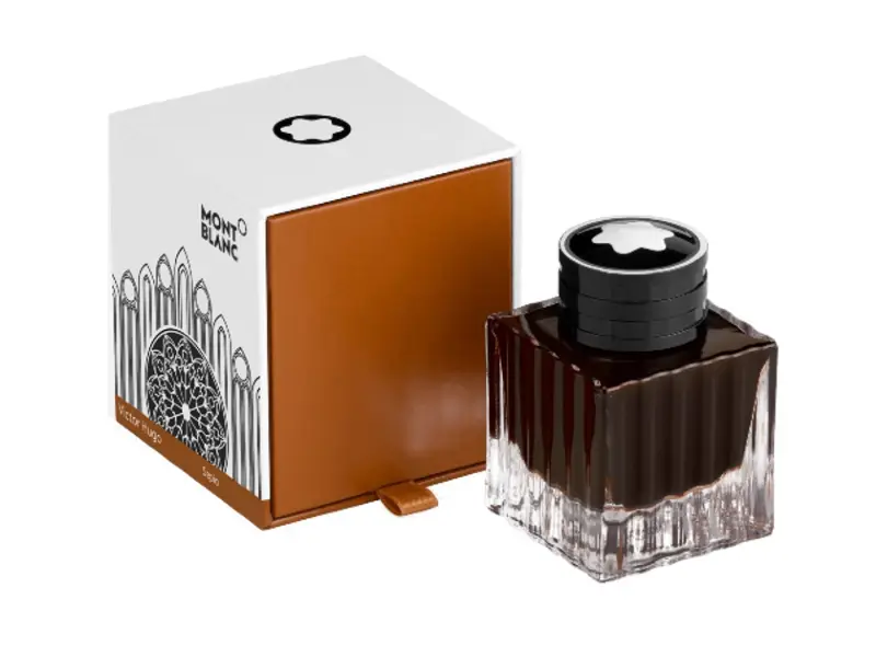 BOCCETTA D’INCHIOSTRO 50 ML, MARRONE, HOMAGE TO VICTOR HUGO MONTBLANC 125932