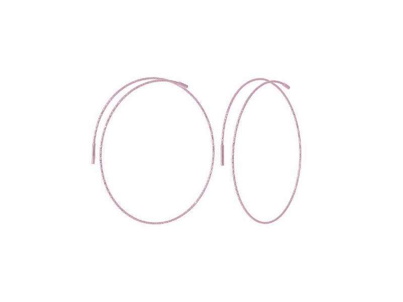 18KT ROSE GOLD HOOP EARRINGS ANGEL MAGICWIRE OR34/OR