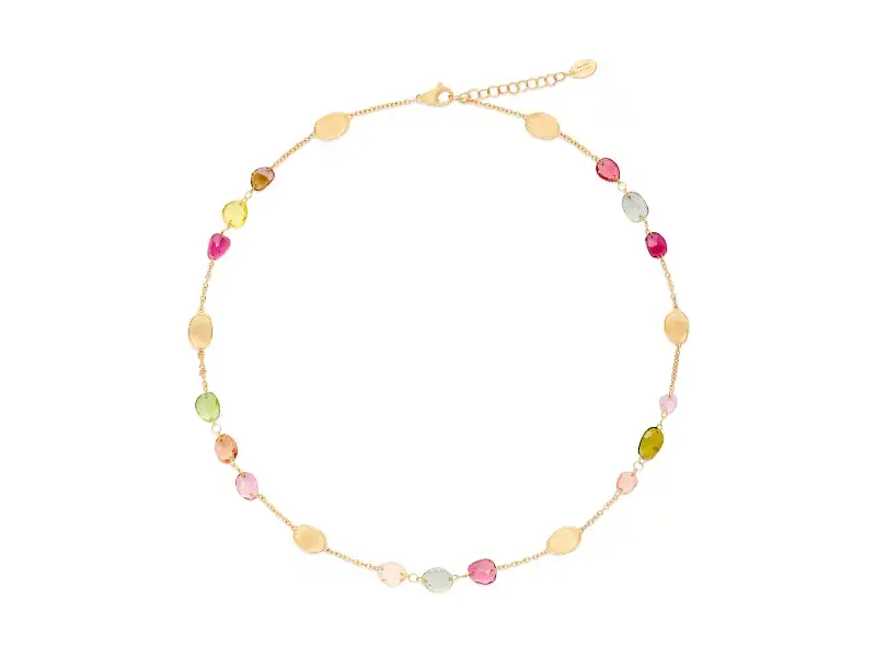 GIROCOLLO IN ORO GIALLO CON TORMALINE LUNARIA COLOR MARCO BICEGO CB2867 TM01