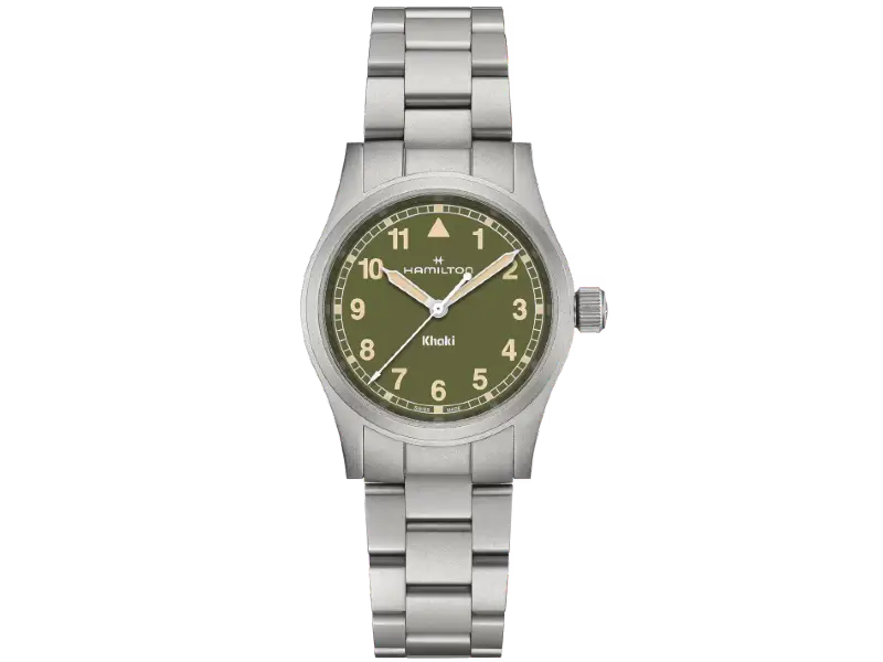 OROLOGIO QUARZO ACCIAIO/ACCIAIO 33 MM KHAKI HAMILTON H69301160