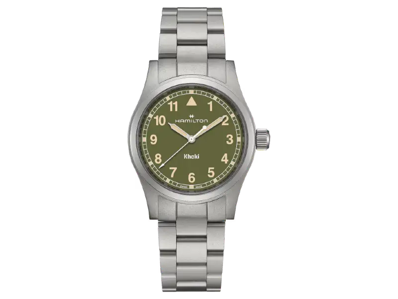 OROLOGIO QUARZO ACCIAIO/ACCIAIO 38 MM KHAKI HAMILTON H69401160