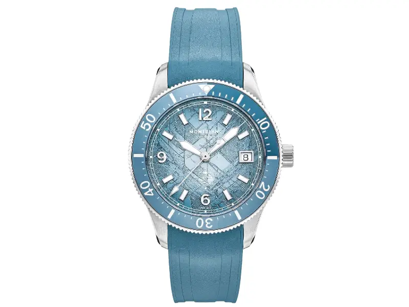 AUTOMATIC WOMEN’S WATCH STEEL/CAUCCIU’ ICED SEA 0 OXYGEN MONTBLANC 134023
