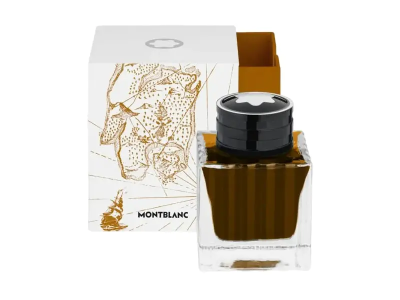 BOCCETTA D’INCHIOSTRO 50 ML, MARRONE, HOMAGE TO ROBERT LOUIS STEVENSON MONTBLANC 130288