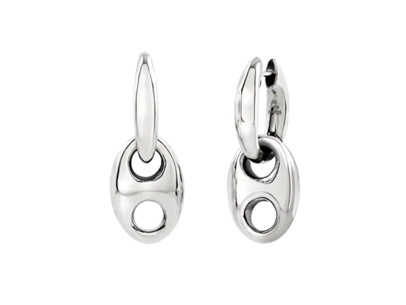 ORECCHINI ARGENTO MAGLIA MARINA CAPRINESS ET VOILA’ CHANTECLER 44123