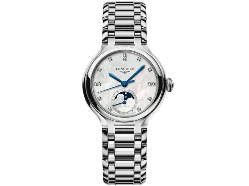 AUTOMATIC WOMEN’S WATCH STEEL/STEEL WITH DIAMONDS PRIMALUNA LONGINES L8.126.4.87.6