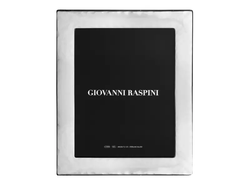 CORNICE IN ARGENTO MARTELLATA GRANDE GIOVANNI RASPINI 02396