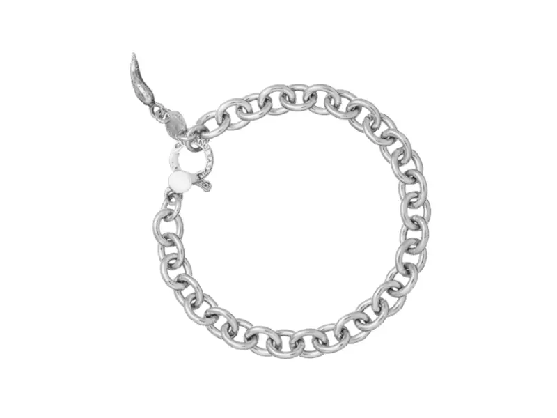 BRACCIALE ARGENTO BASE CATENA “M” GIOVANNI RASPINI 08604