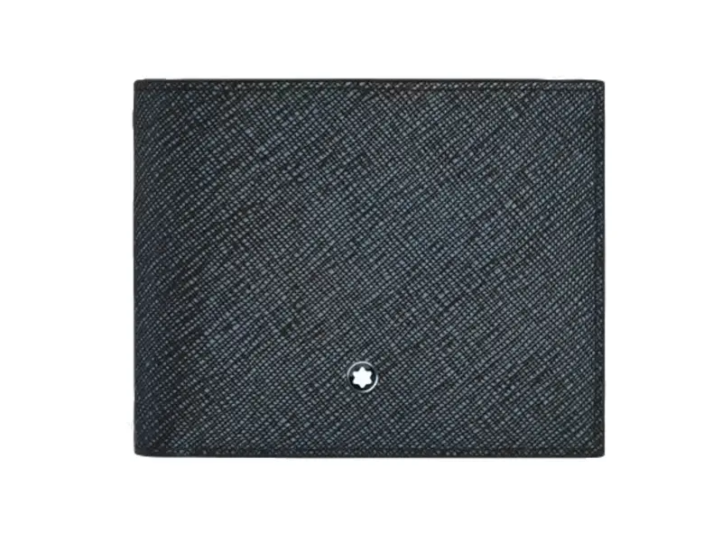 PORTAFOGLIO 6 SCOMPARTI TWEED BLU SARTORIAL MONTBLANC 220384