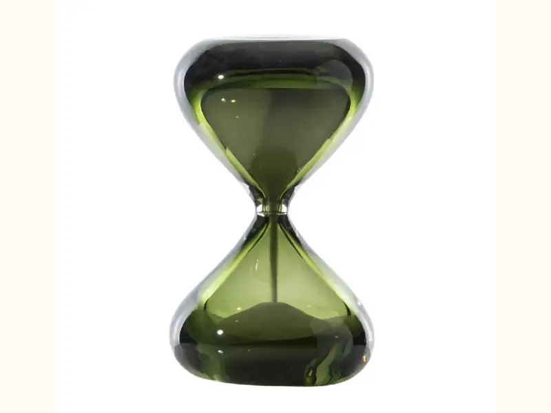 CLESSIDRA SOMMERSA VERDE MELA/CRISTALLO VENINI 420.14